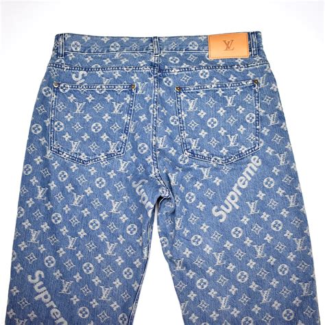 lv supreme jeans|supreme x louis vuitton.